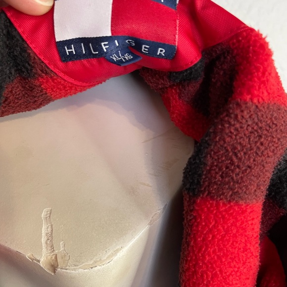 Vintage 90s Tommy Hilfiger Winter Jacket:Lumberjack Fleece Lining:All Weather:XL - Picture 6 of 6